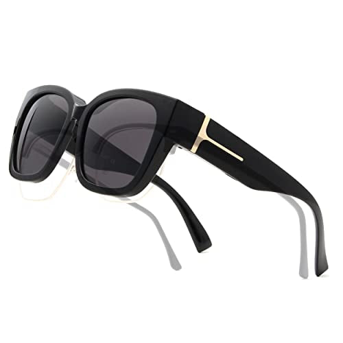 Mia Fit Over Polarized Sunglasses For Women Black