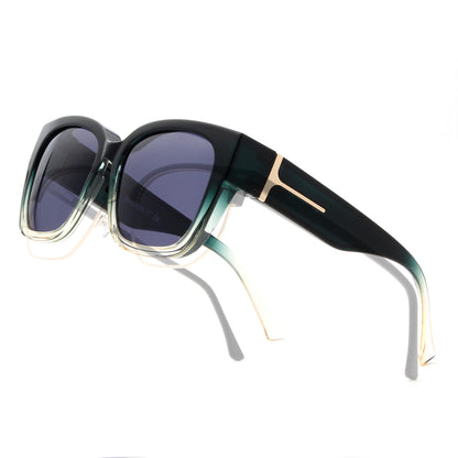 Mia Fit Over Polarized Sunglasses For Women Green