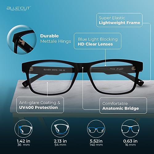 Oliver Blue Light Glasses Black