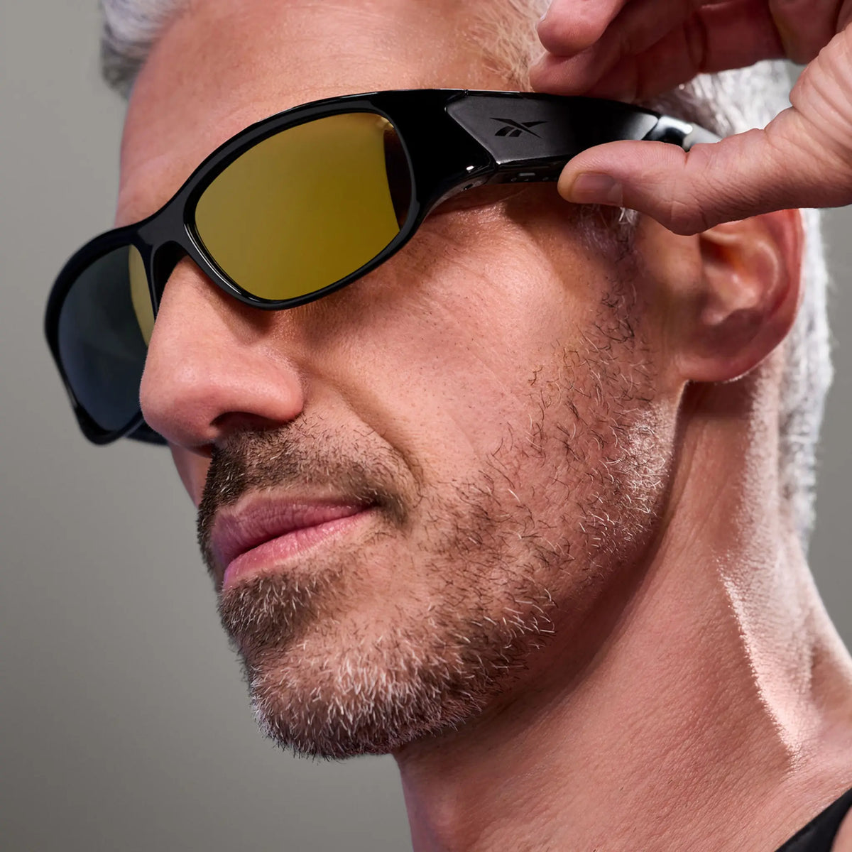 Reebok Nitrous LCD010-41 — Gold Mirror, temple detail