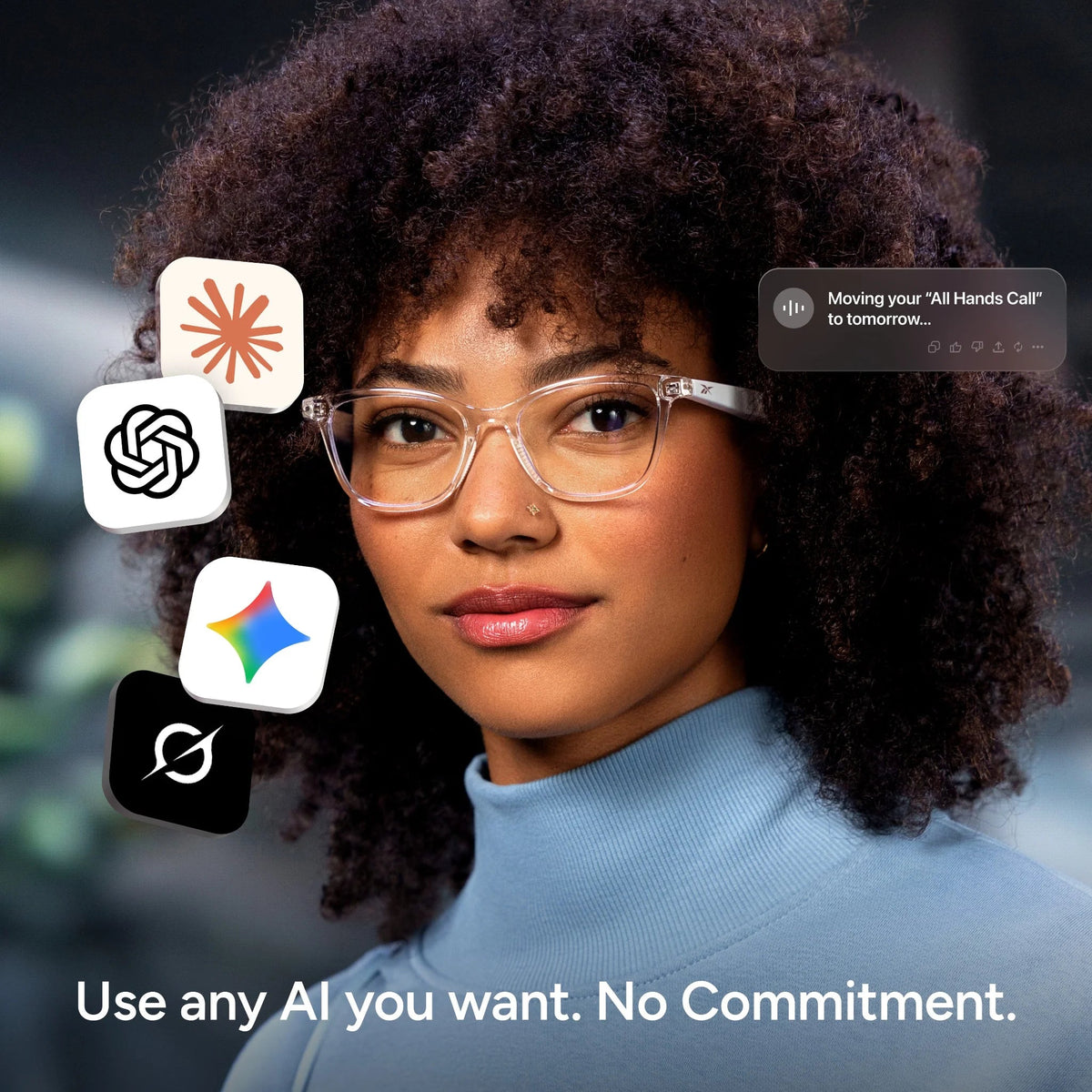 Reebok Shine LCD011-30 — worn with compatible AI platform icons
