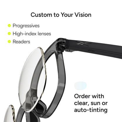 Reebok Shine LCD011-30 — custom prescription lens options