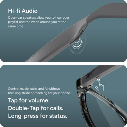 Thunder open-ear HiFi audio and touch controls